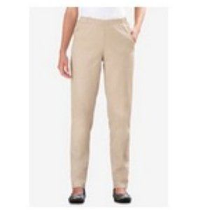 New  Women Plus size kahki Straight Leg Jean